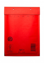 Czerwone koperty bąbelkowe 14/D - 100 szt.